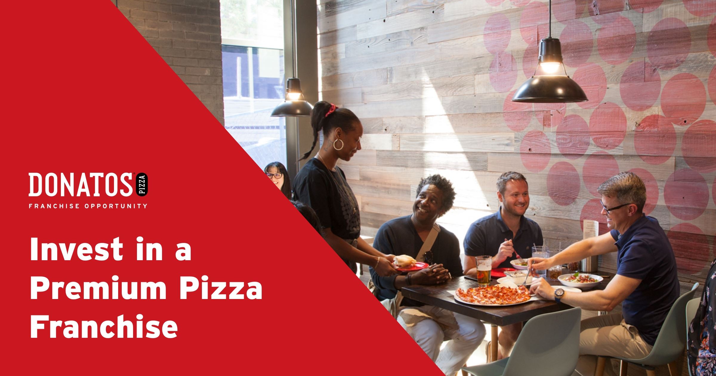 Donatos Pizza - When we think pizza, we think family. This